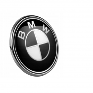 Emblema BMW, 74 mm juoda spalva