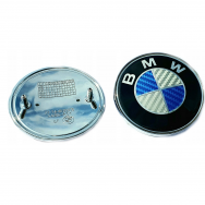 Emblema BMW, 82 mm karboninė imitacija